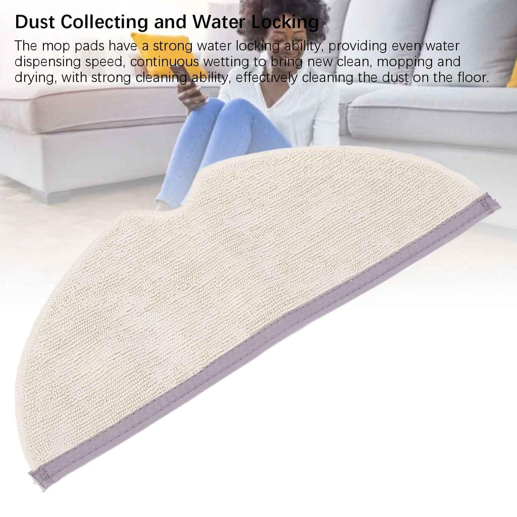 5 шт. Тряпки для швабры для робота-пылесоса из микрофибры, сменные насадки для швабры для Mi S50 S51