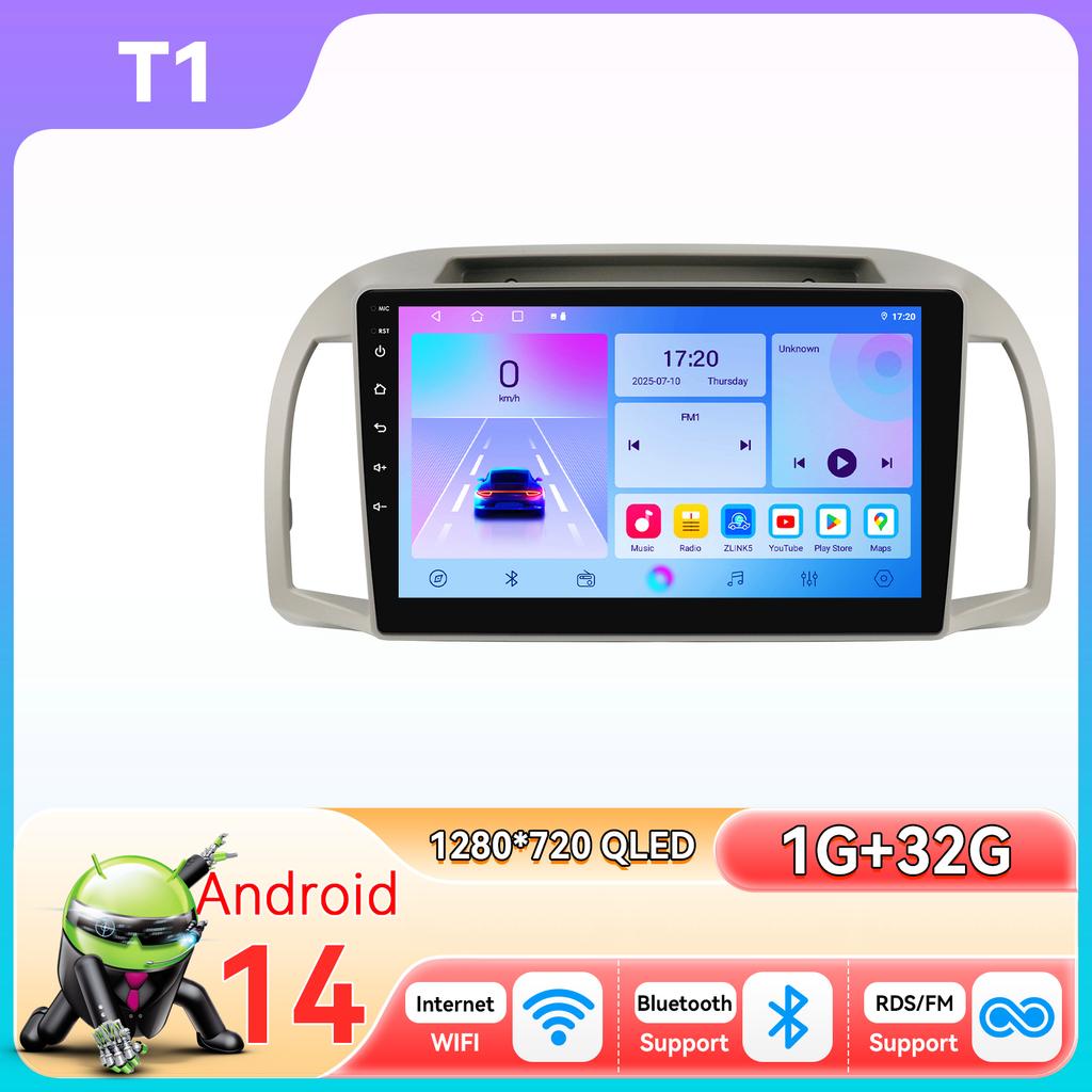 Hizpo Snapdragon Autoradio AI Carplay Android Car Radio for Nissan March Micra K12 2002 -2010 Navigation Auto GPS Head Unit Stereo 5G WIFI Multimedia