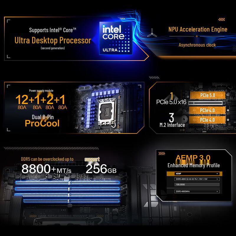 ASUS B860M Intel LGA1851 Motherboard Series