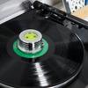 MayRecords Record Weight LP Aluminum Disc Stabilizer Turntable Vinyl Clamp Aluminum Vibration Damper for Record Player (Silver)