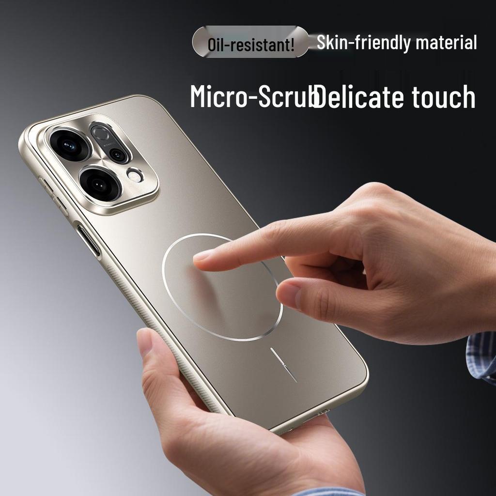 Чехол для телефона Oppo Reno14/Reno14 Pro с полной защитой от падений, защитой камеры и поддержкой беспроводной автомобильной зарядки