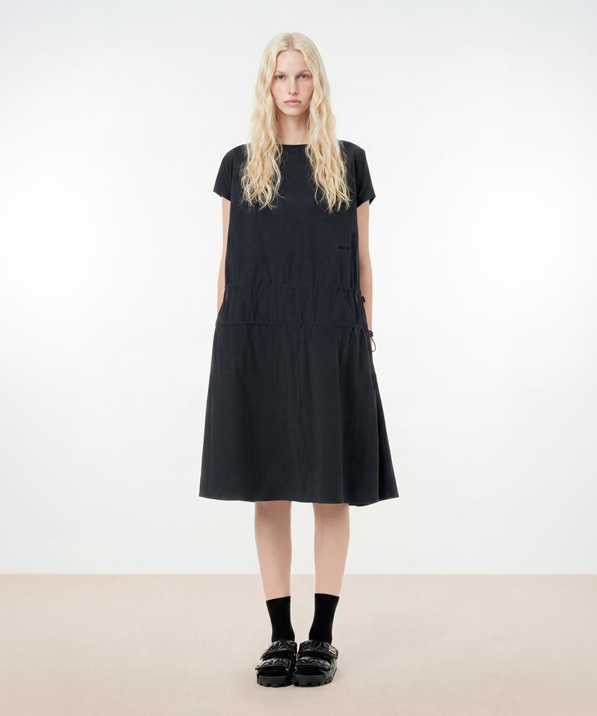 Nomer String Detail Dress Navy