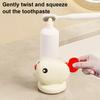 Whale Toothpaste Squeezer Toothpaste Tubes Cosmetics Multipurpose Extruder with Rotating Handle Cosmetics Waste Reducer