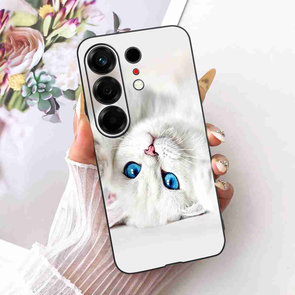 Милый расписной чехол для Tecno Camon 50 4G CN5 Мягкий силиконовый Fundas Чехлы для телефона для Tecno Camon50 4G 6.78" Черный чехол Coque