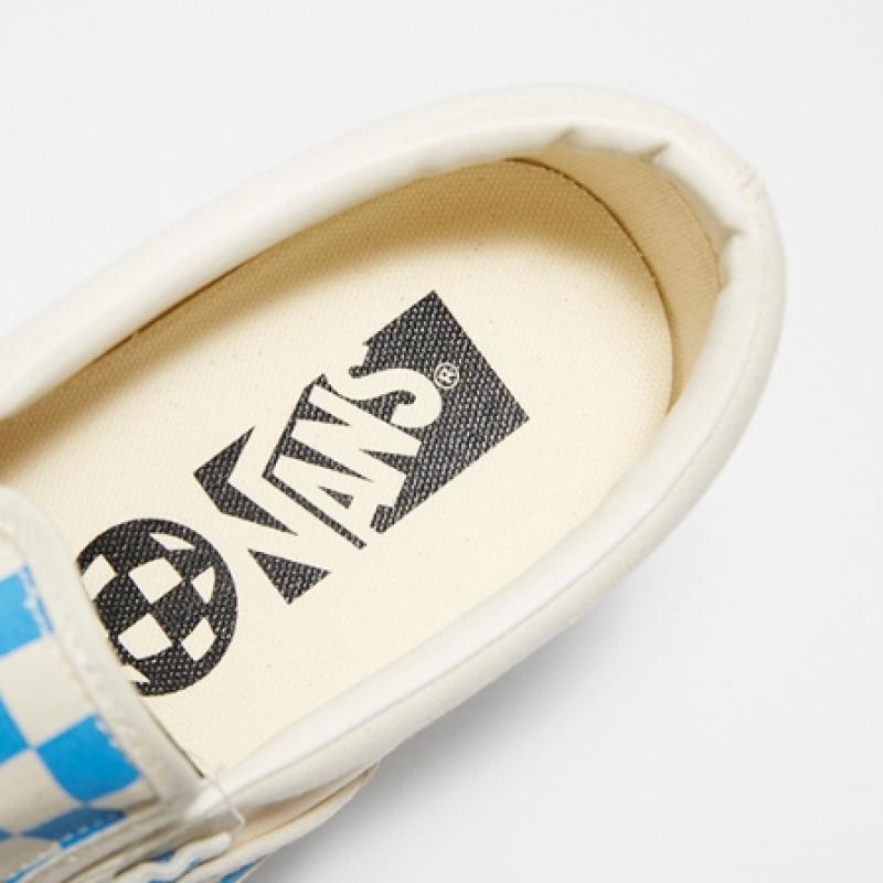 Vans Mte Slip On Issue 98 шахматная доска циан синий Vn000cwa0h71