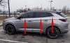 Нижние молдинги стекол (6 шт, нерж) для Opel Grandland X