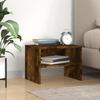 VidaXL Bedside Table Smoked Oak 40x30x30 Cm Engineered Wood 815237