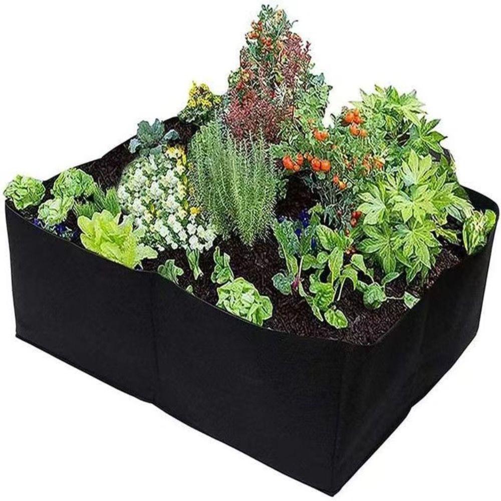 1/4/8 Grids Planting Container Breathable Garden Planting Bed Portable Garden Planters Bag Flowers