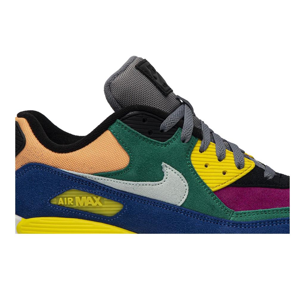 Nike Air Max 90 QS 'Viotech 2.0' (унисекс) Ярко-зеленый / Едва серый-Королевский синий Беговые кроссовки CD0917 300