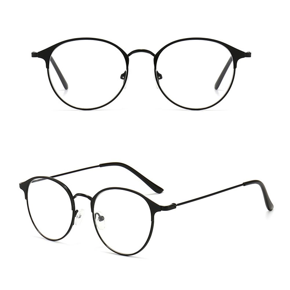 Unisex Metal Round Frame Classic Myopia Glasses Eyeglasses Optical Glasses Eyewear