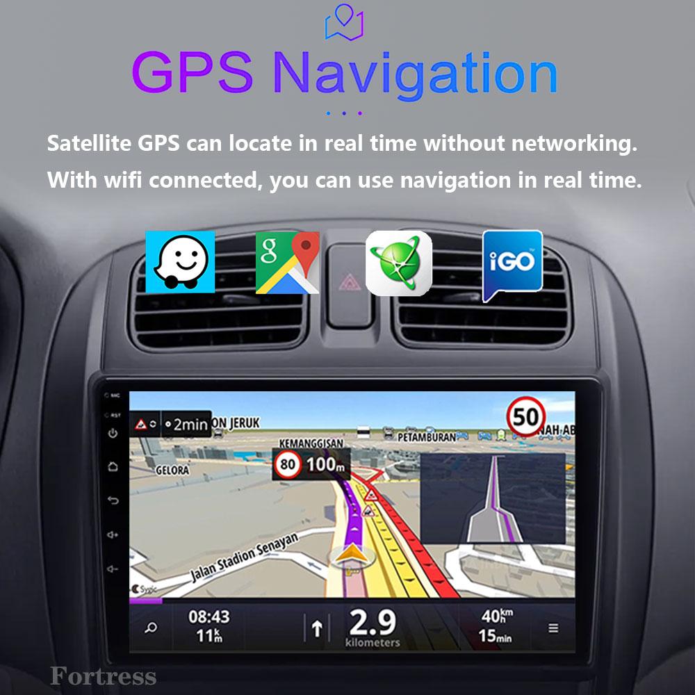 Fortress 8G+128G QLED автомобильное радио для Mazda 323 BJ 2000-2003 мультимедийный видеоплеер автонавигация Android 13 2din DVD головное устройство