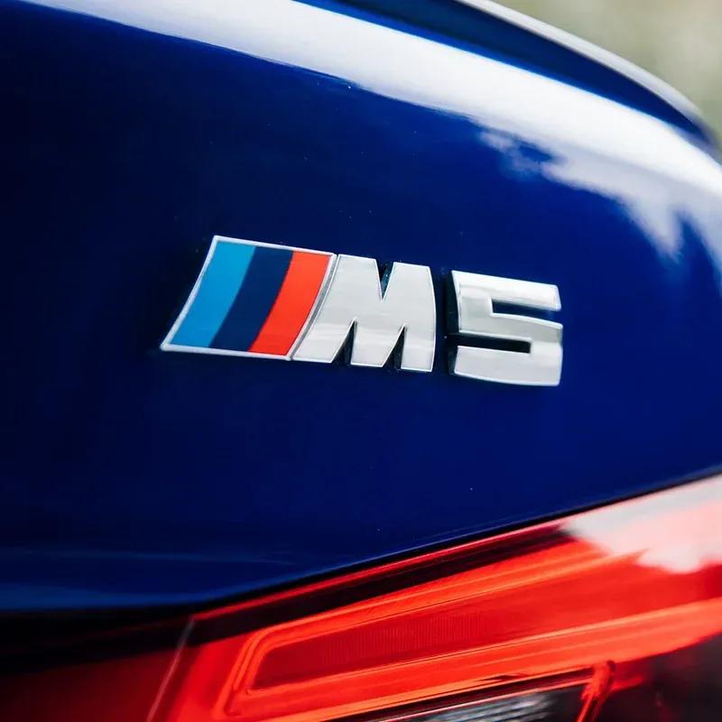 For BMW M X1 X3 X5 X6 X7 E30 E90 M3 E84 E83 F25 E91 E60 Car Trunk Styling 3D Chrome Metal Sticker Body Sticker Accessories