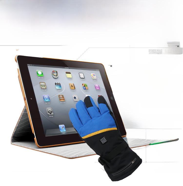 Зимние велосипедные перчатки с электроподогревом 3,7 В — толстые, ветрозащитные и теплые.