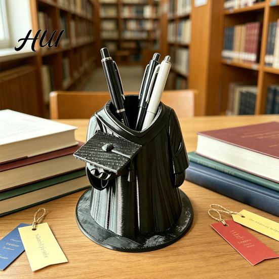 Держатель для маркеров, Ручка для выпускной мантии, 3D-печатный стаканчик для ручек выпускника, Настольный органайзер для ручек, кистей для макияжа, Подарки