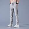 Men’s Summer Ice Silk Loose Sports Pants – Elastic, Breathable, and Lightweight Casual Trousers