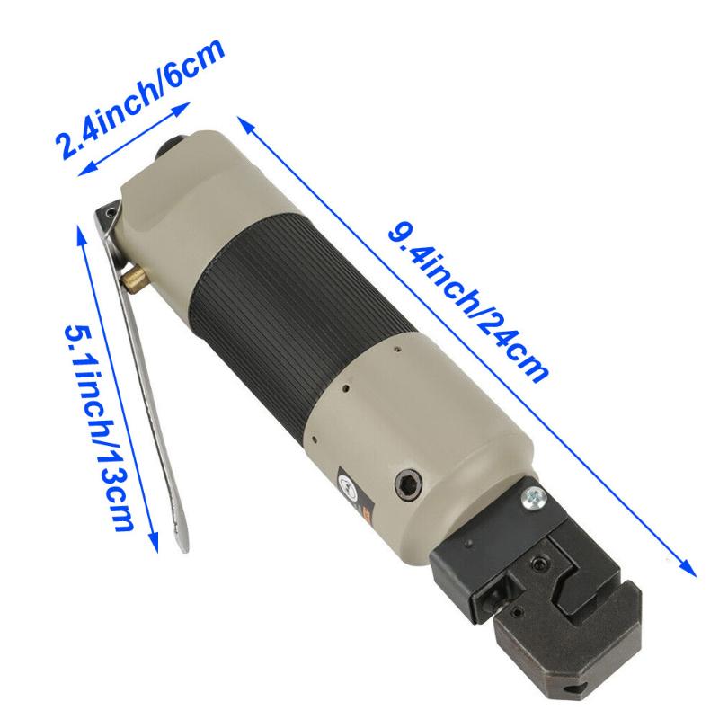 Air Pneumatic Sheet Metal Punch Kit Efficient Flange Hole Punch Tool Set for Mechanical Fabrication and Industrial Use
