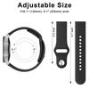 Силиконовый ремешок 18 мм 20 мм 22 мм для Garmin Forerunner 55 165 645 965 255/265 245 Music Sport Браслет Garmin Forerunner 265S Ремешок