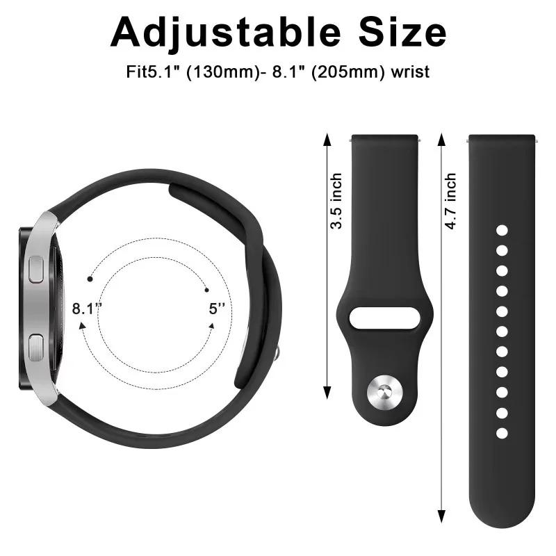 Силиконовый ремешок 18 мм 20 мм 22 мм для Garmin Forerunner 55 165 645 965 255/265 245 Music Sport Браслет Garmin Forerunner 265S Ремешок