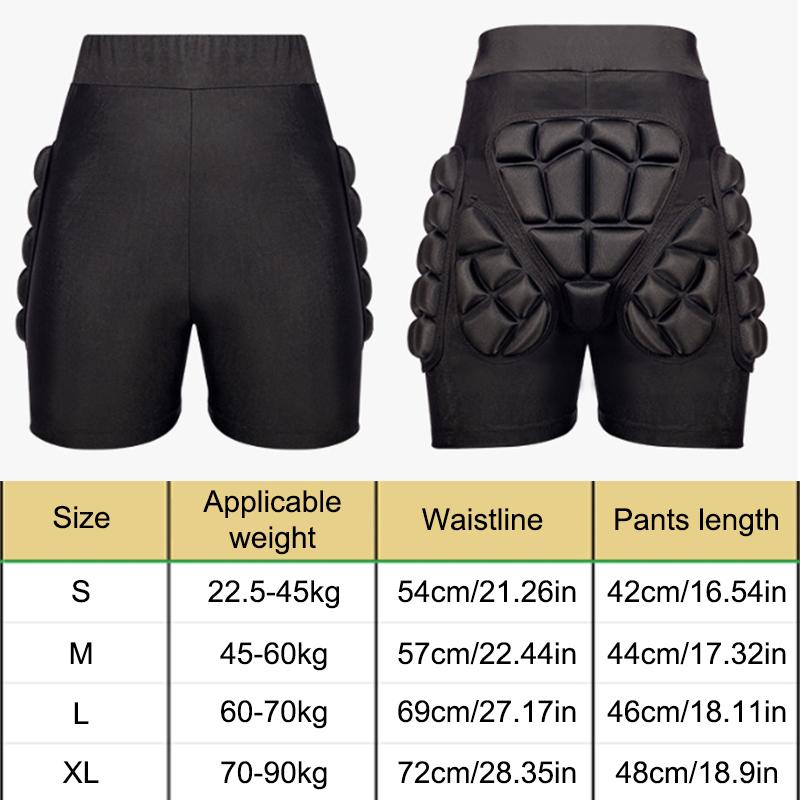 3D Ski Hip Protector Брюки Зимние Защитные Бедра Катание На Коньках Сноуборд Ударные Шорты Катание На Коньках Ролики Сноуборд Экипировка