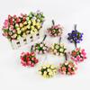 72Pcs Mini Rose Artificial Flowers Silk Fake Flowers for Home Party Wedding Decoration Supplies DIY Crafts Wreath Accessories