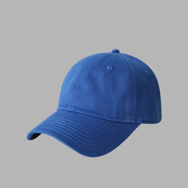Hat Female Simple Solid Color Casual Versatile Soft Top Baseball Cap Couple Baseball Cap Male Face Small Cap