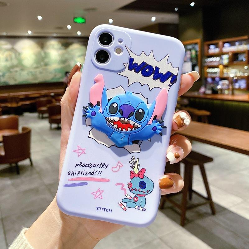 Подходит для Huawei Honor X5PLUS трехмерный мультяшный чехол для мобильного телефона P60 Стич милый модный силиконовый мягкий