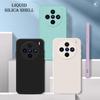 Liquid Silicone Case For Vivo X200 Pro Mini X100 Ultra X100s Pro Matte Original Liquid Shockproof Straight Edge Ultrathin Protective Soft Cover Shell