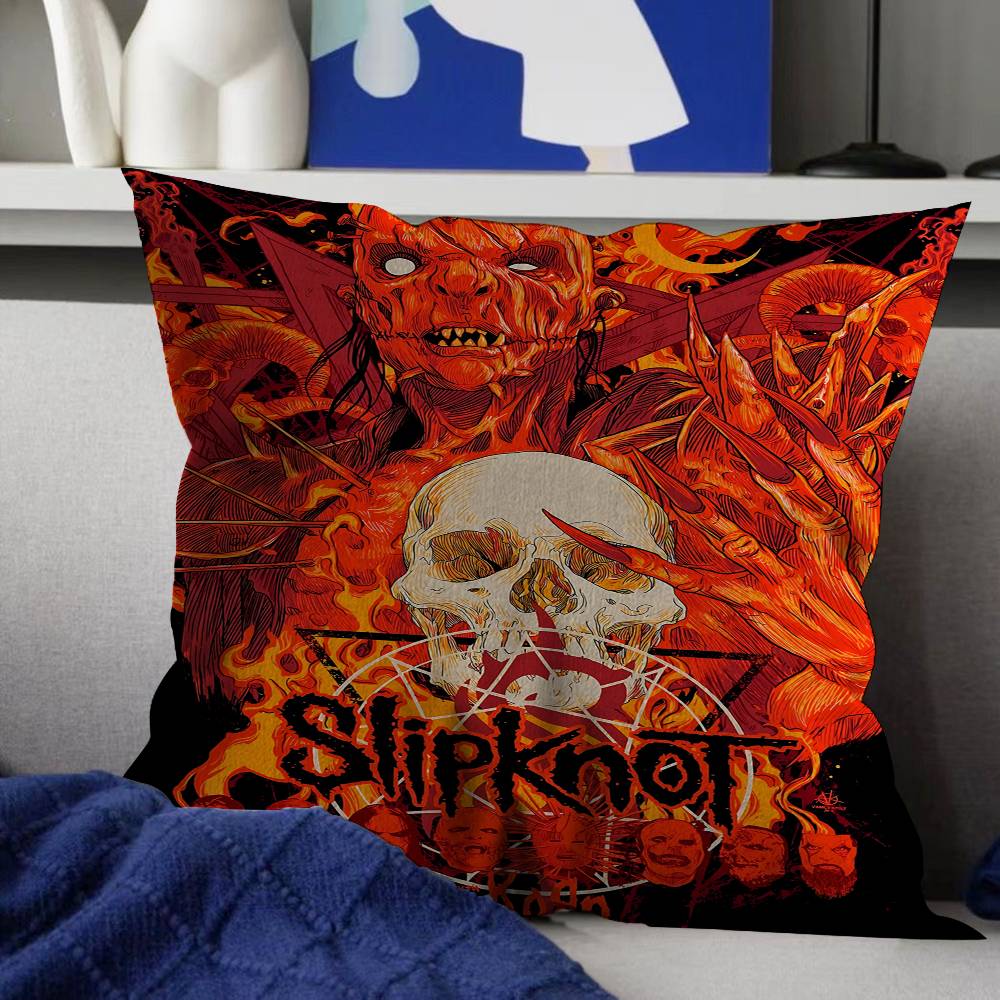 Подушка с изображением группы Rap Music S-Slipknot, дюймы, деревенский декор, декоративные наволочки для дивана