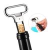 Wine Bottle Opener Corkscrew Steel Vintage Two-Prong Wine Cork Puller