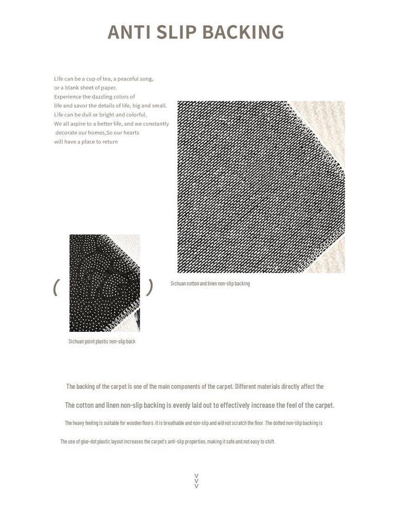 2024 Современный кремовый ковер с длинным ворсом для прикроватной тумбочки и гостиной