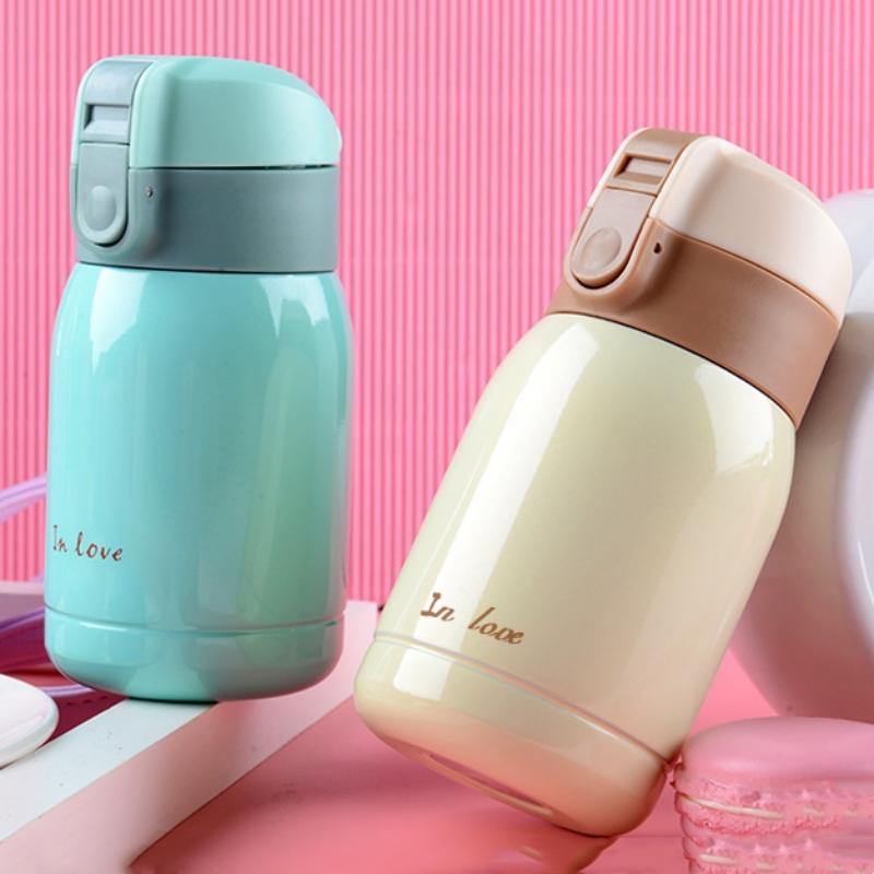 Термосы, бутылки для воды, термосы, 200 мл/360 мл, нержавеющая сталь, термокружка, для детей, симпатичная, 304, для работы, бизнеса, для холодного и горячего кофе