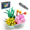 Детские игрушки-конструкторы 277 шт. Конструктор Комнатные растения Конструктор Цветочная мастерская Сборка своими руками Конструктор мелких деталей Цветок