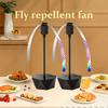 Может отгонять мух, отпугивающий насекомых вентилятор, портативные вентиляторы для пищевых продуктов, отпугивающий мух вентилятор для кемпинга