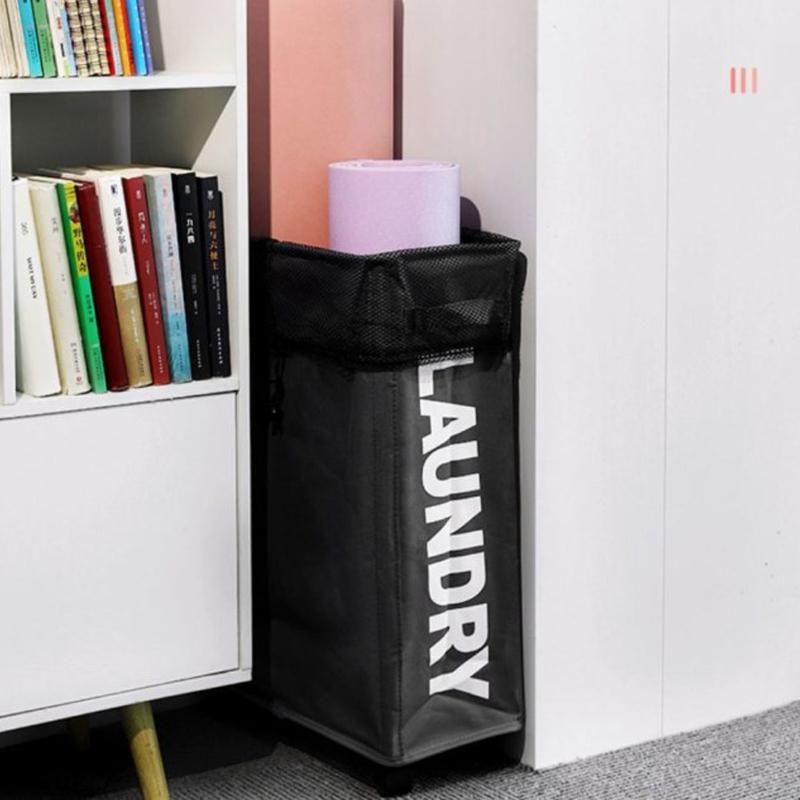 Складная корзина для белья, корзина для грязного белья, органайзер для одежды, корзина для хранения вещей для йоги, коробка для домашнего ассортимента с колесами, корзина для белья