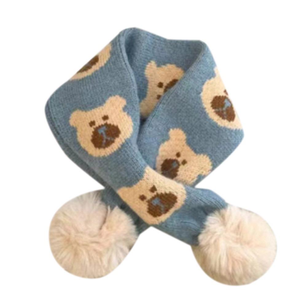 Утолщение Мальчики Девочки Вязание Шарф Нагрудник Дети Дети Зимние Шарфы Осень Зима