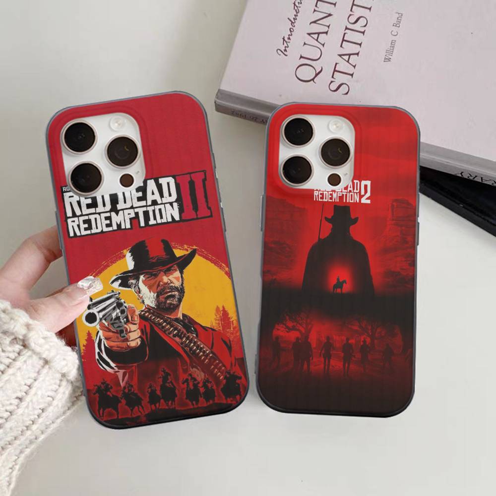 Чехол для телефона Red Dead Redemption RDR 2 для iPhone 17 16 15 11 12 13 14 Pro Max Мягкий гофрированный силиконовый чехол
