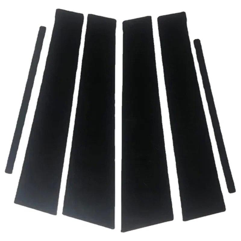 6Pcs For Kia Sportage 2011 2012 2012 2014 2015 2016 Car Glossy Black Pillar Posts Door Trim Cover Sticker Decoration Accessories