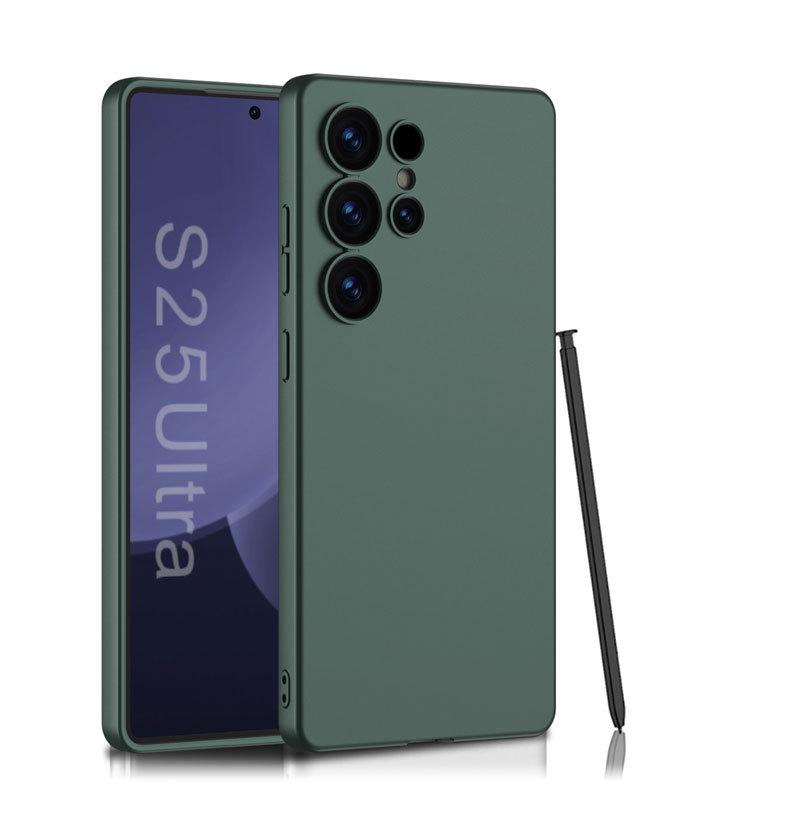 Тонкий силиконовый мягкий чехол из ТПУ Samsung S25 Ultra с защитой от падений и точными вырезами