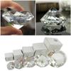 Faceted Cut Crystal Diamond Clear Glass Raw Gemstone DIY Craft Home Decoration Desktop Ornaments Party Adornment Romantic Gifts