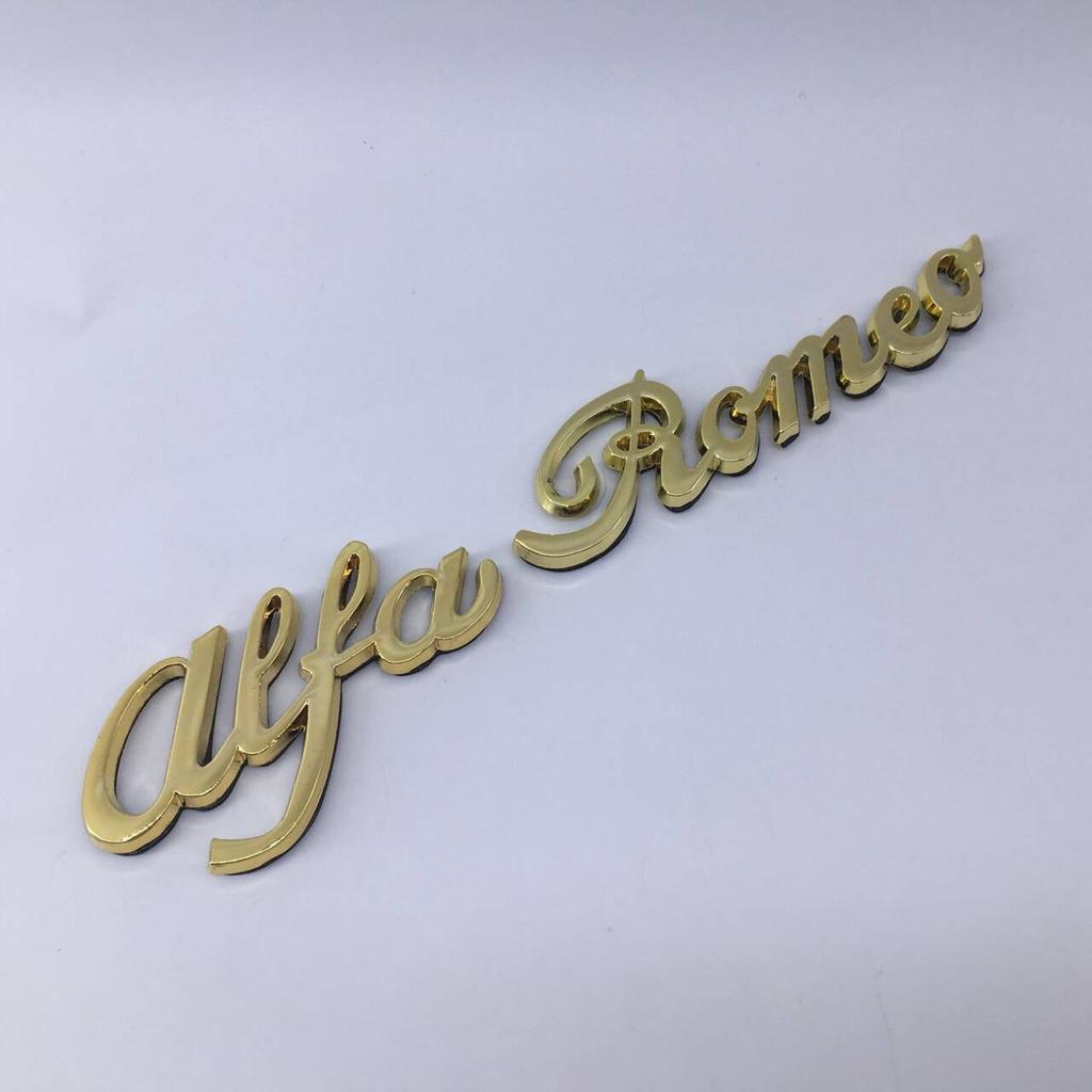 1pcs ForAlfa Romeo Car Exterior Styling 3D Sticker Auto Body Emblem Accessories for 146 147 155 156 159 Stelvio Giulia Giulietta