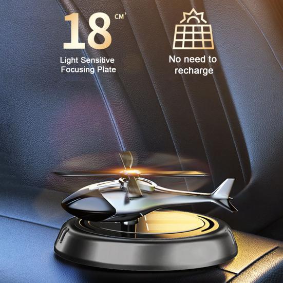 Автомобильная ароматерапия, духи на солнечной энергии с вертолетом, автомобильные эфирные натуральные масла, долговечный аромат, украшение