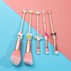 Cute makeup brush and eye brush set with fiber A great gift Popular Sailor Moon Portable makeup brush set featuring anime anime 8-piece bristles.
