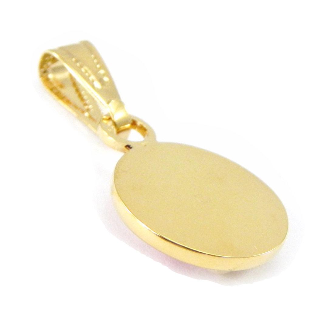 Les Trésors De Lily [F6718] — Позолоченный кулон «Камея» золотисто-оранжевого цвета — 15 мм