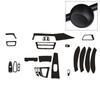 DIY For BMW 3 Series F30 F31 Interior Trim Decal Kit Stickers Carbon Fiber Style