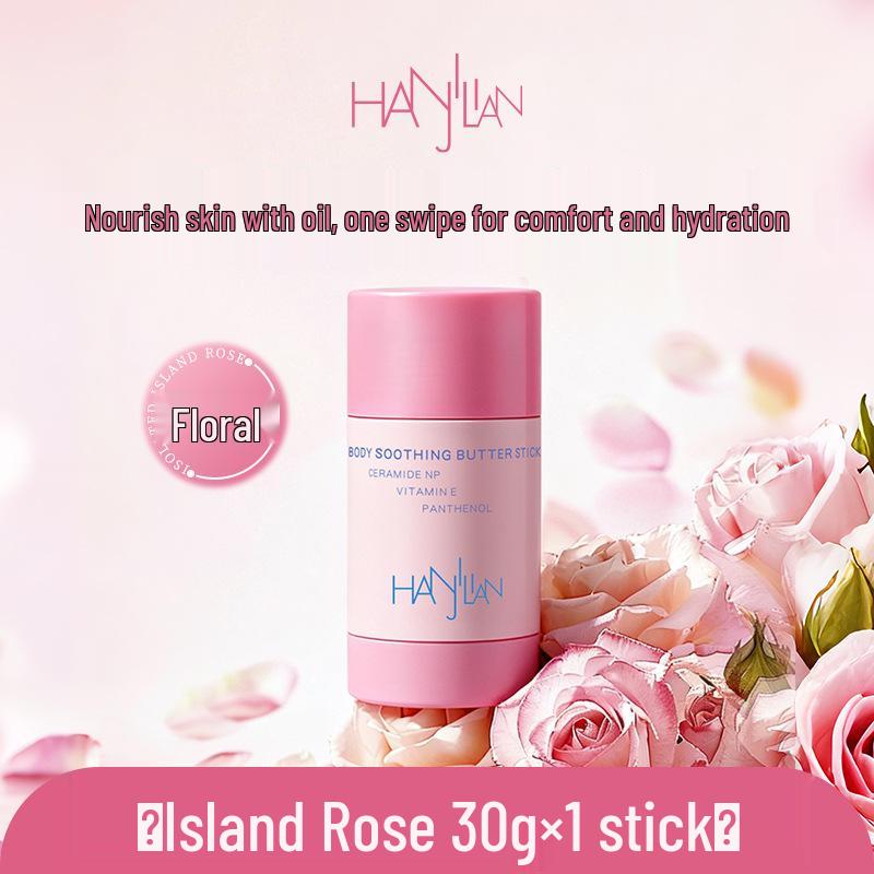 Han Ji Lian Soothing Body Butter Stick Essential Oil Lotion for Hydrating and Moisturizing Skin.