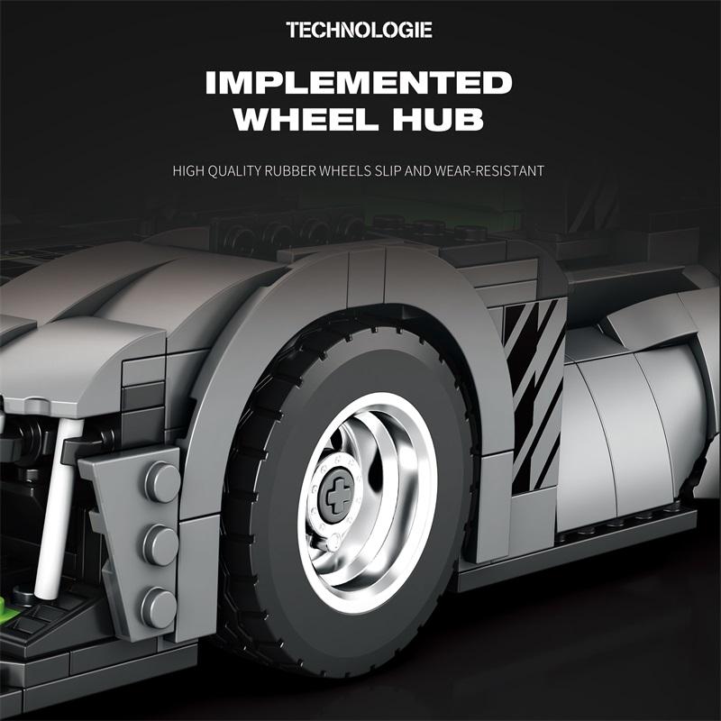 1338 шт. 9X8 строительные блоки для спортивных автомобилей, суперкар, городской гоночный автомобиль, сборные кирпичи, украшение для рабочего стола, игрушки, подарки для детей