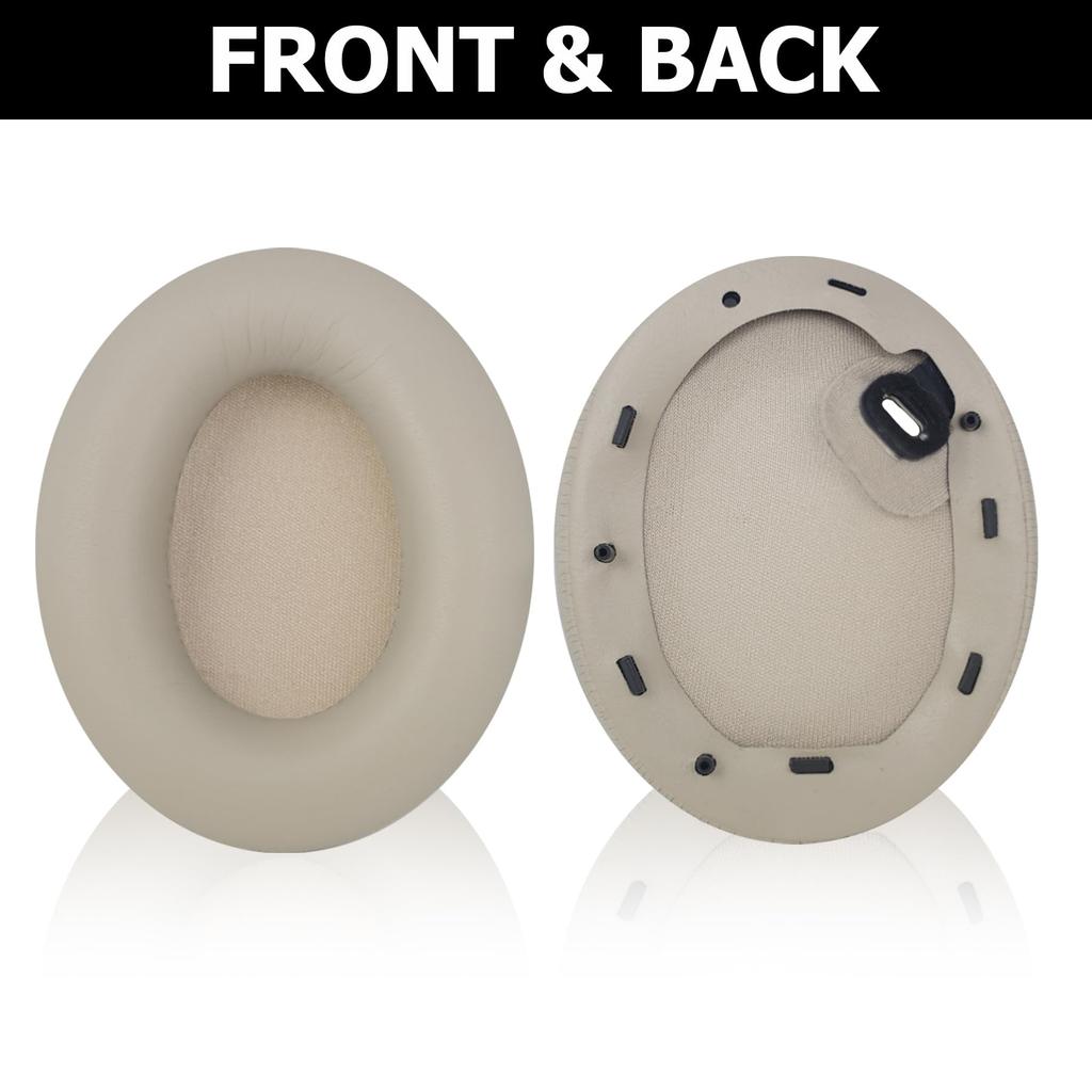 Сменные амбушюры umvowuxa, совместимые с наушниками Sony Soft Protein Leather WH-1000XM4, (Шампанское золото)