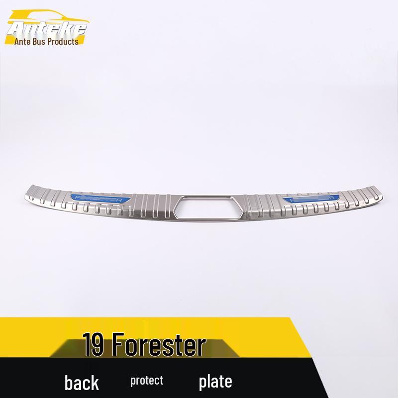 19 Forester Защитная накладка на задний бампер Защита багажника Педаль Нержавеющая сталь Модификация