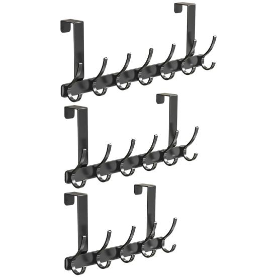 Наддверный крючок с 38510 крючками, без пробивания, съемный, из тяжелой углеродистой стали, на дверь, для подвешивания пальто, полотенец, сумок