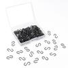 100/200Pcs Mini S Hooks Rustproof Corrosion Resistant Widely Used Small S Shaped Hanger Christmas Ornament Metal Hooks